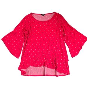 Roz & Ali Blouse Womens Size 3X